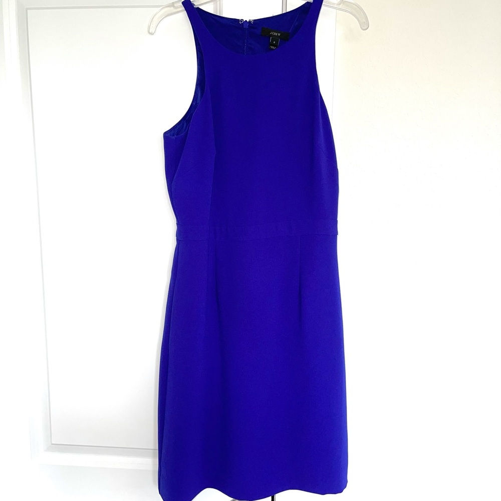 Banana republic sleeveless blue dress